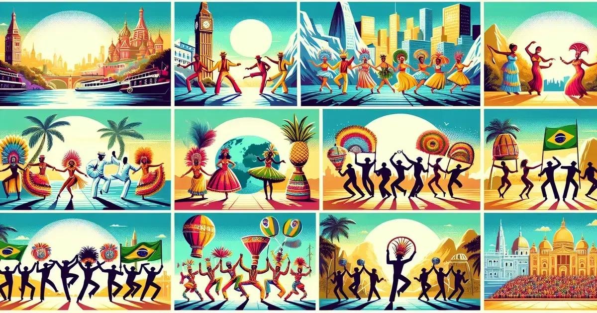 A popularização das danças tradicionais brasileiras em outros países e o impacto cultural