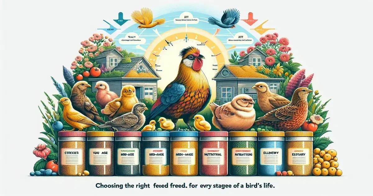 Como Escolher a Ração Certa para Cada Fase da Vida das Aves